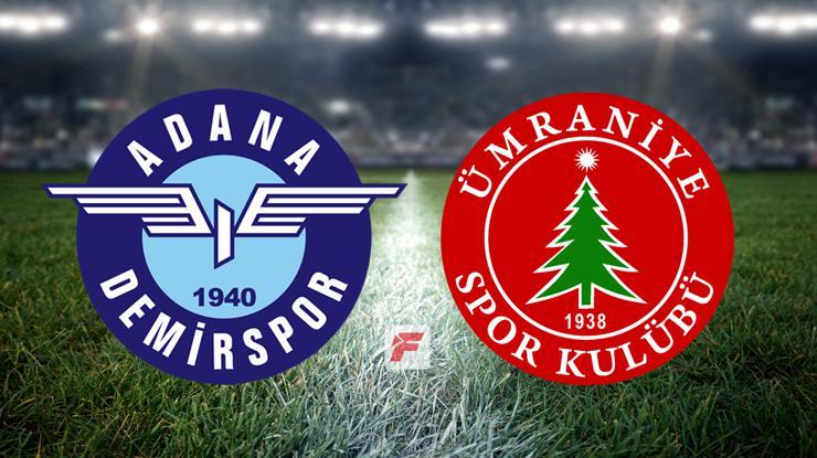 Adana Demirspor – Ümraniyespor maçı hangi kanalda, saat kaçta? İlk 11’ler belli oldu.