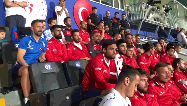Ampute Milli Takımı, Erzurumspor FK – Samsunspor maçını izledi