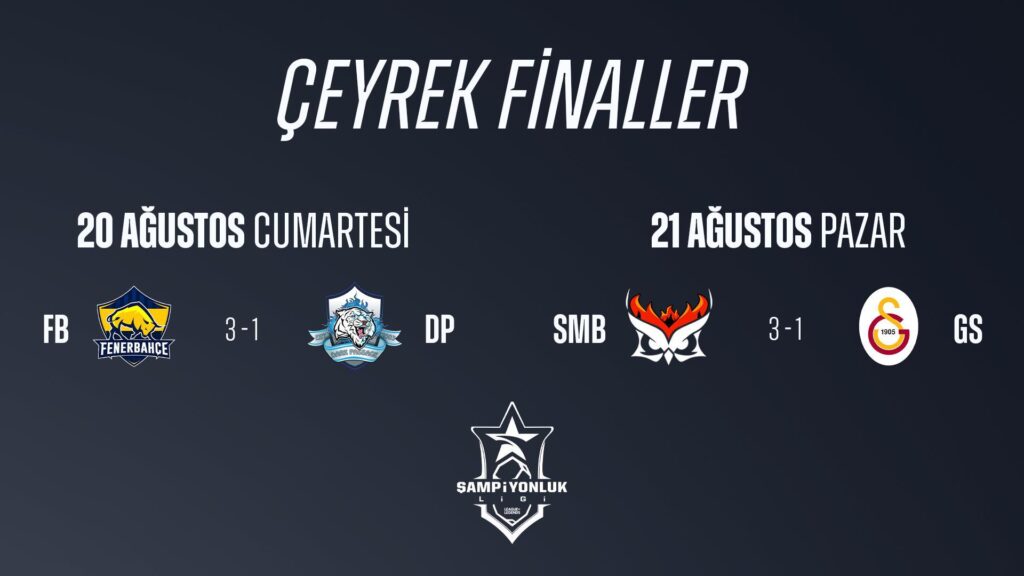 Fenerbahçe Espor ve Papara SuperMassive Blaze yarı finalde