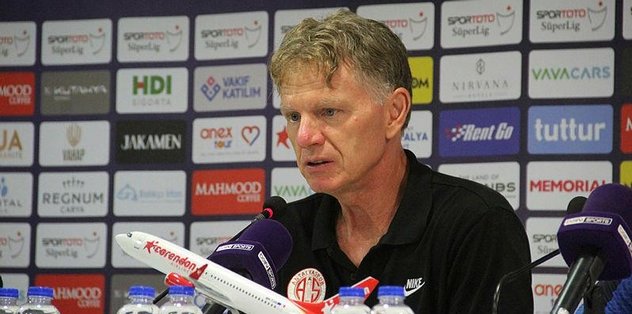 Fraport TAV Antalyaspor Teknik Direktörü Alfons Groenendijk açıklamalarda bulundu
