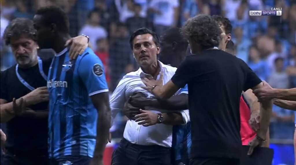 Vincenzo Montella’dan Mario Balotelli’ye olay tepki! Saha ortasında üzerine yürüdü…