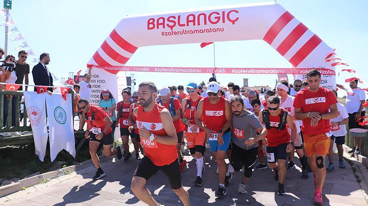 Zafer Ultra Maratonu’nun startı Afyonkarahisar’dan verildi