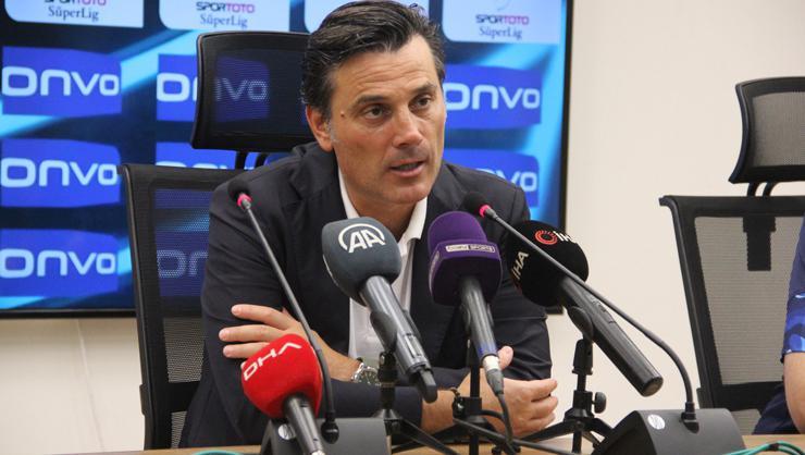 Adana Demirspor Teknik Direktörü Vincenzo Montella: Rakibin en sevdiği geçiş oyununa izin verdik