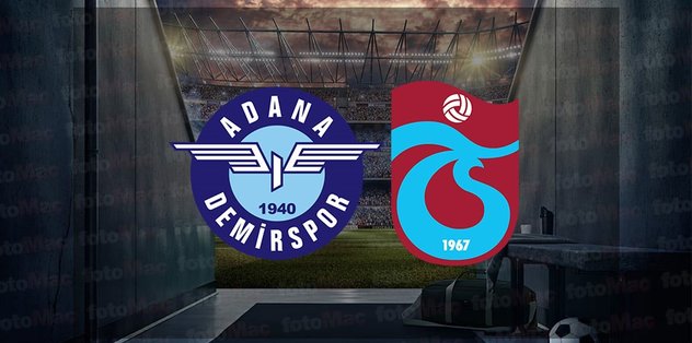 ADANA DEMİRSPOR – TRABZONSPOR MAÇI İZLE CANLI ŞİFRESİZ | A. Demirspor – Trabzonspor maçı saat kaçta, hangi kanalda canlı yayınlanacak?