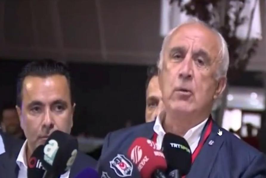 Beşiktaş 2. Başkanı Engin Baltacı: Oyuncumuza kimsenin el, dil uzatmasına izin vermeyiz