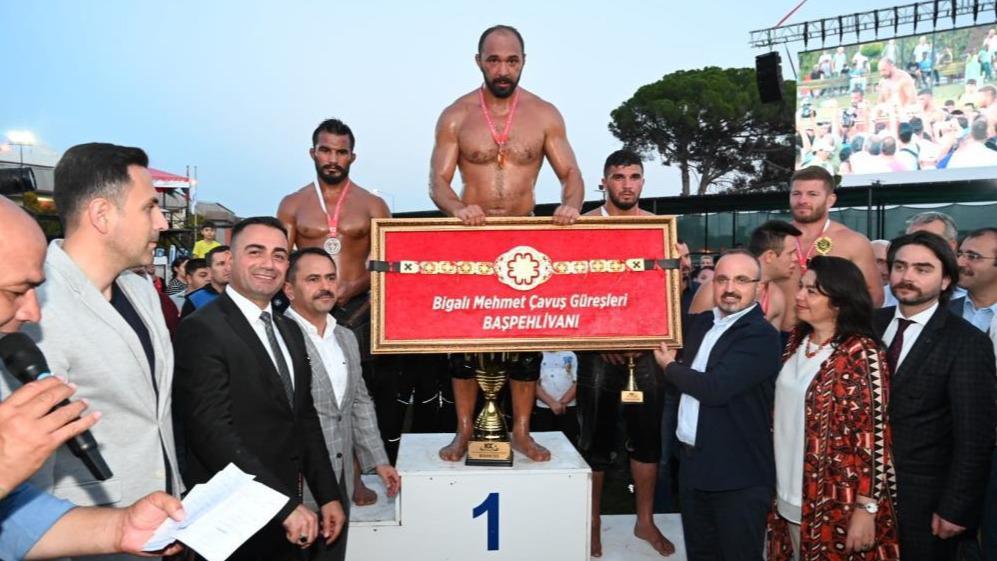 Bigalı Mehmet Çavuş Güreşleri’nde Başpehlivan Ali Gürbüz oldu