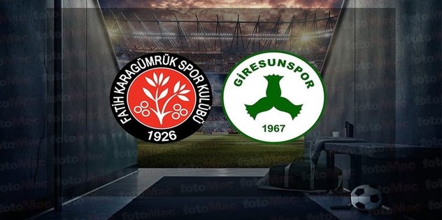 Fatih Karagümrük – Giresunspor maçı CANLI İZLE | Süper Lig