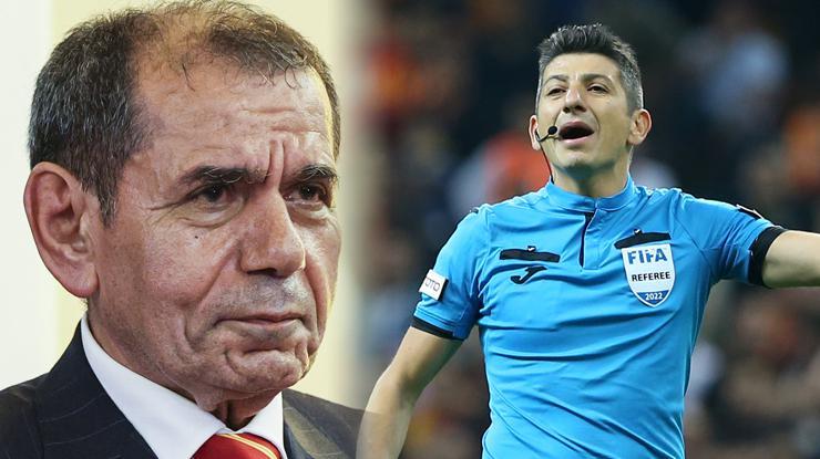 Galatasaray Başkanı Dursun Özbek hakemlere ağır sözler!