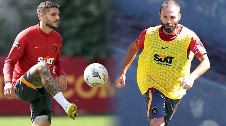 Galatasaray’da Mauro Icardi ilk 11’de, Juan Mata kadroda