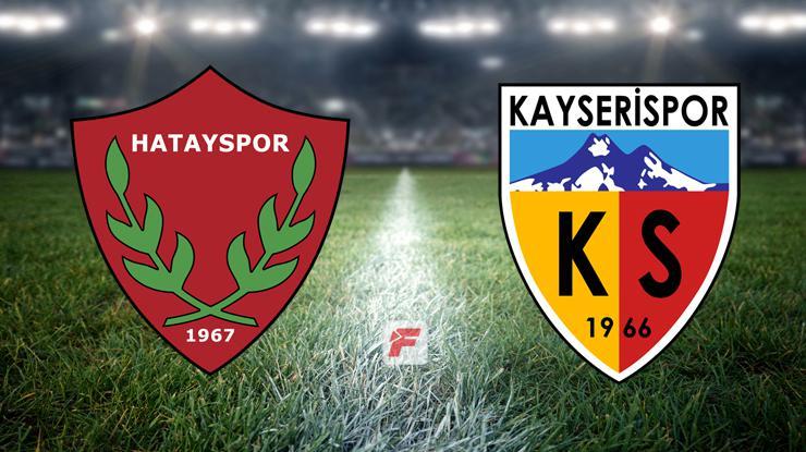 Hatayspor-Kayserispor maçı (CANLI)