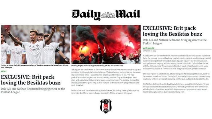 İngilizler Beşiktaş taraftarına hayran kaldı!