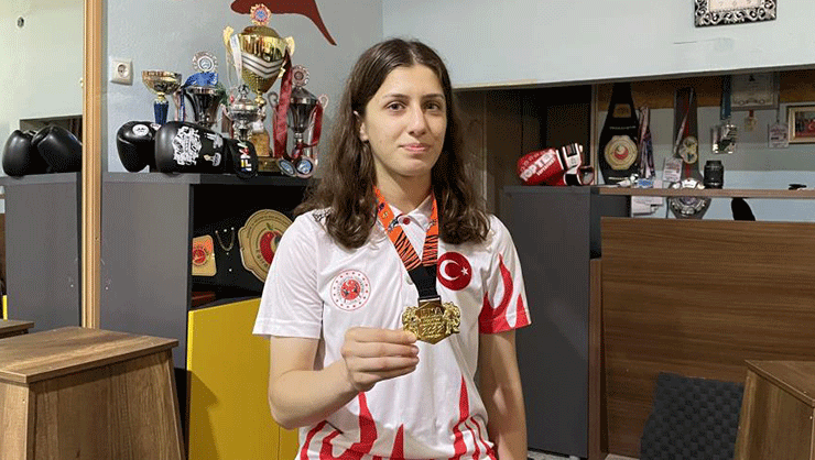 Milli sporcu Sudenur Basancı, gözünü zirveye dikti