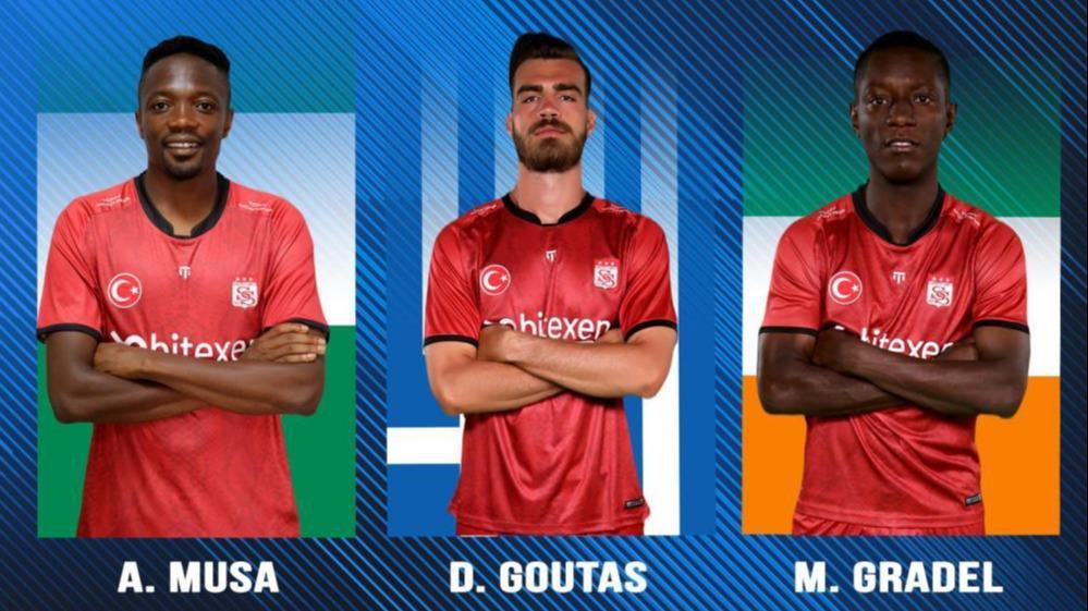 Sivasspor’da 3 futbolcuya milli davet