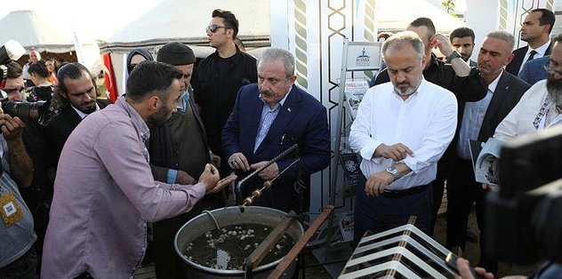 TBMM Başkanı Mustafa Şentop 4’üncü Dünya Göçebe Oyunları’nın yapıldığı alanı gezdi