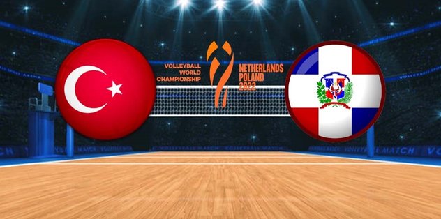 Türkiye – Dominik Cumhuriyeti voleybol maçı canlı izle