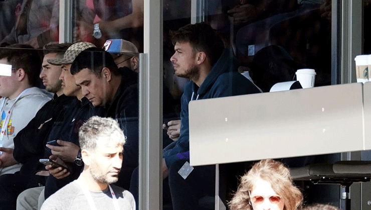 Adem Llajic, Ümraniyespor – Karagümrük maçını takip etti