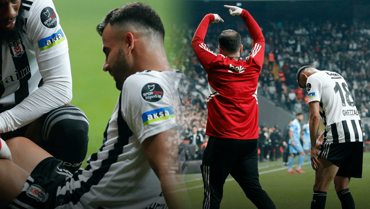 Beşiktaş’a Rachid Ghezzal’den kötü haber