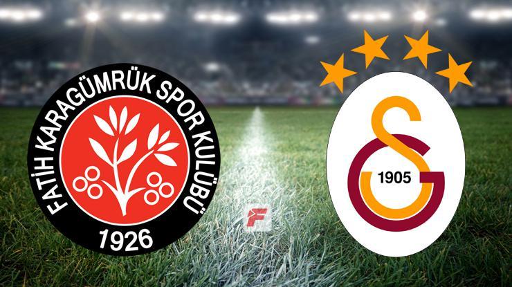 Fatih Karagümrük-Galatasaray maçı ne zaman, saat kaçta, hangi kanalda? (İlk 11’ler)