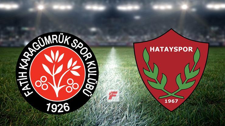 Fatih Karagümrük-Hatayspor maçı ne zaman, saat kaçta, hangi kanalda? (Muhtemel 11’ler)