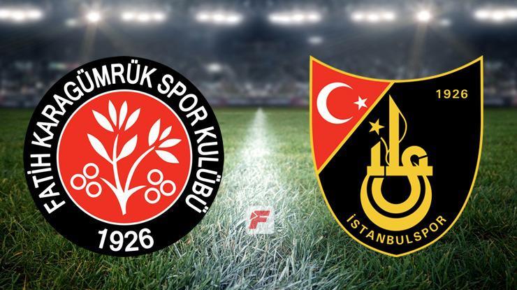 Fatih Karagümrük-İstanbulspor maçı saat kaçta, hangi kanalda?