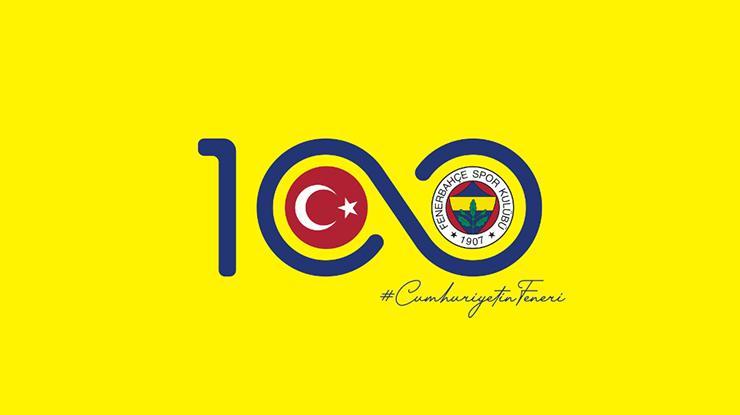 Fenerbahçe, Türkiye Cumhuriyeti’nin 100’üncü yılına özel hazırlanan logosunu duyurdu