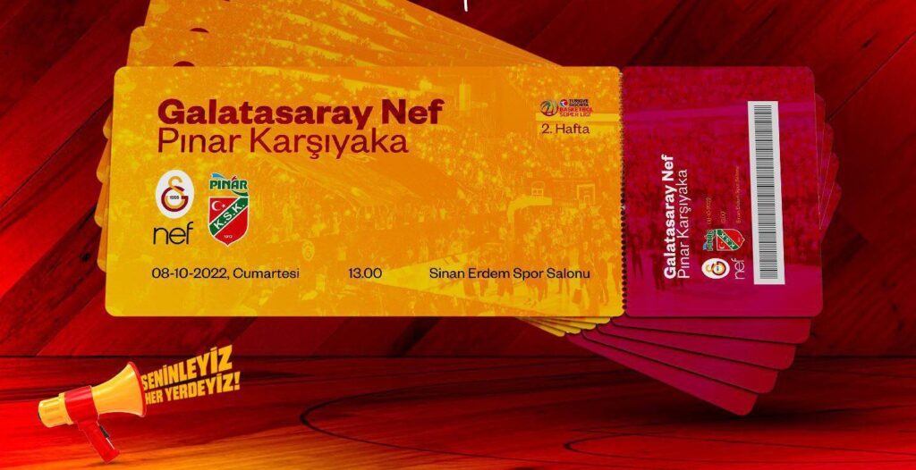 Galatasaray – Pınar Karşıyaka maçı biletleri satışa çıktı!
