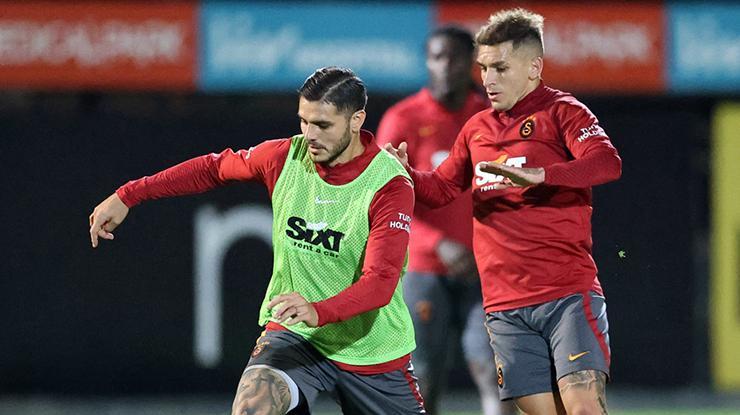 Galatasaray’da Icardi antrenmana katıldı