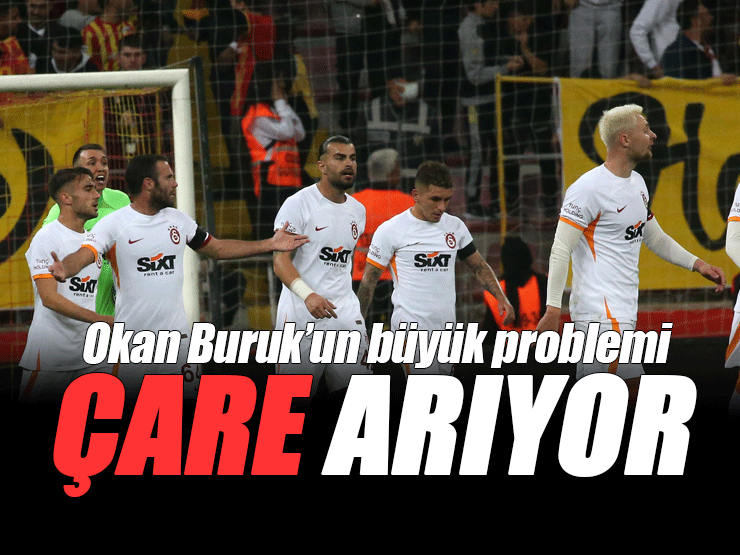 Galatasaray’da Okan Buruk’un büyük problemi!