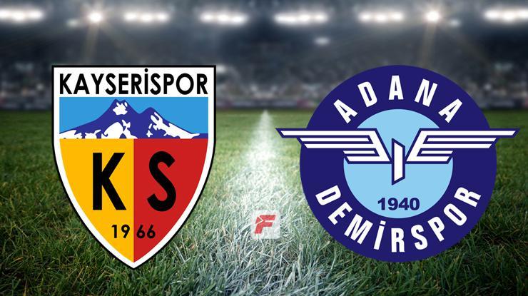 Kayserispor-Adana Demirspor maçı ne zaman, saat kaçta, hangi kanalda? (Muhtemel 11’ler)