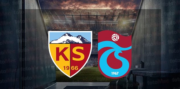 KAYSERİSPOR TRABZONSPOR MAÇI CANLI İZLE ŞİFRESİZ | Kayserispor-Trabzonspor maçı hangi kanalda, saat kaçta?