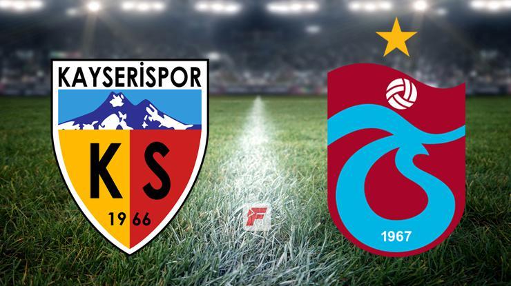 Kayserispor-Trabzonspor maçı (CANLI)