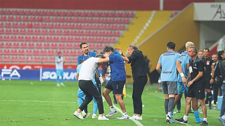 Kayserispor-Trabzonspor maçında olay çıktı!