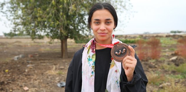 Kuyudan su çekerken keşfedilmişti… Beritan Akyol’dan bronz madalyaya uzanan yol!