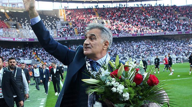 Şenol Güneş, Vodafone Park’ta coşkuyla karşılandı