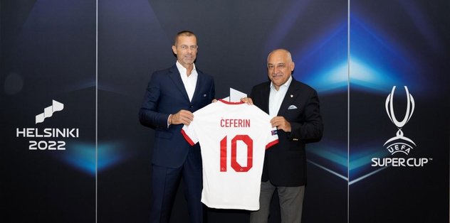 TFF Başkanı Mehmet Büyükekşi’den UEFA Başkanı Aleksander Ceferin’i ziyaret etti