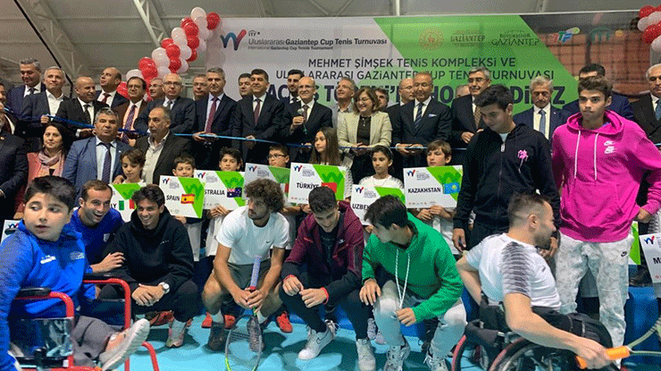 Uluslararası Gaziantep Cup Tenis Turnuvası başladı