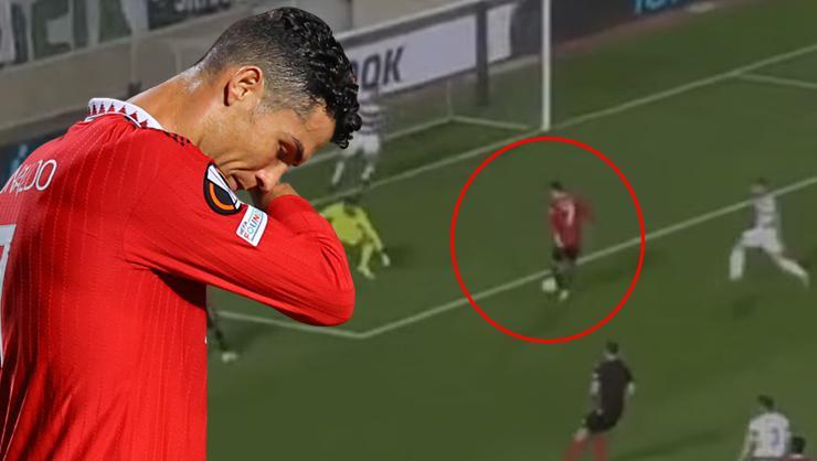 Yok artık Ronaldo! Kaçırdığı gol şoke etti