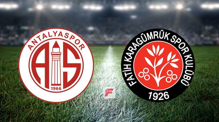 Antalyaspor – Karagümrük maçı hangi kanalda, saat kaçta? (11’ler belli oldu)