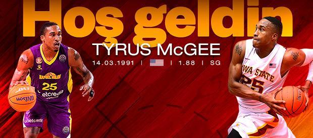 Galatasaray Nef, Tyrus McGee transferini açıkladı