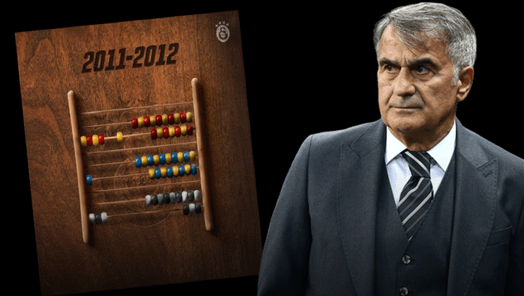 Galatasaray’dan Şenol Güneş’e şampiyonluk göndermesi