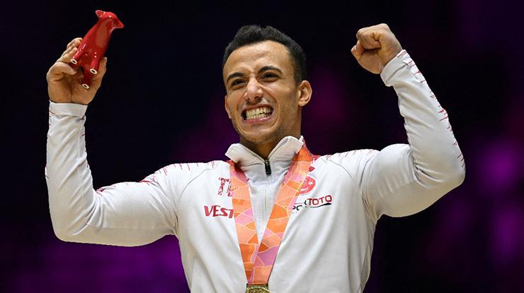 Milli cimnastikçi Adem Asil altın madalya kazandı