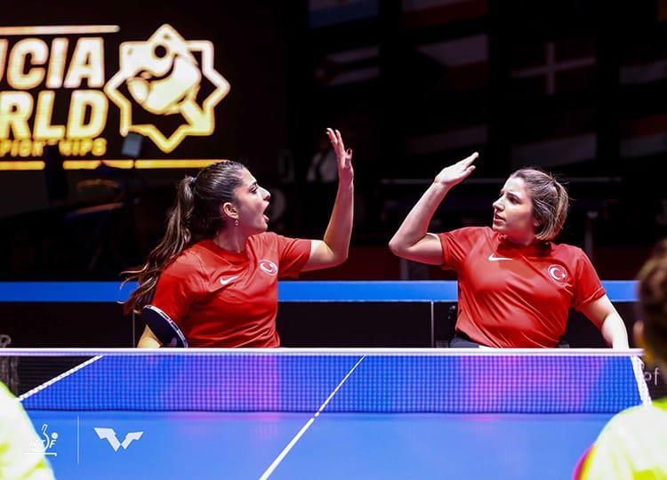 Para Masa Tenisi Dünya Şampiyonası’ndan 3 bronz madalya geldi