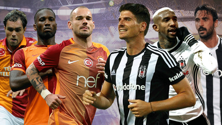 Son 10 sezonda Galatasaray – Beşiktaş derbilerinin golcü futbolcuları
