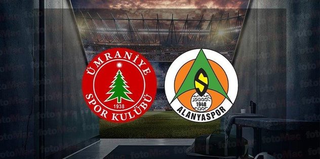 Ümraniyespor – Alanyaspor maçı CANLI