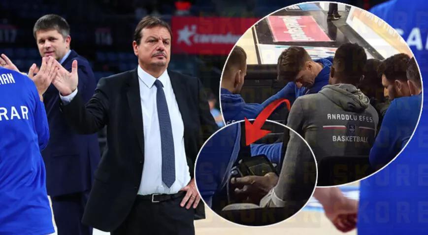 Anadolu Efes’in yıldızları maçı bırakıp penaltıları seyrettiler!