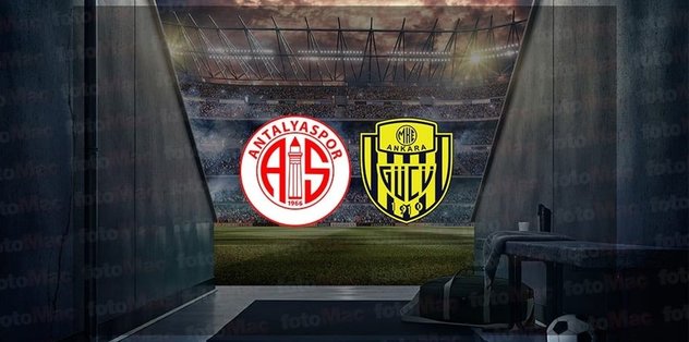 Antalyaspor MKE Ankaragücü maçı CANLI