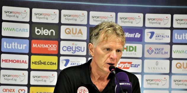 Antalyaspor Teknik Sorumlusu Alfons Groenendijk: Hayal kırıklığı yaratan bir sonuç!