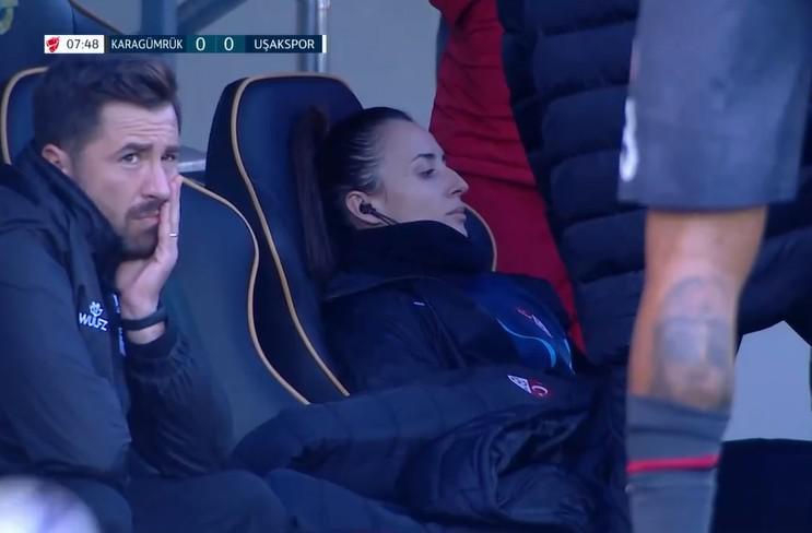 Dördüncü hakem Cansu Tiryaki rahatsızlandı