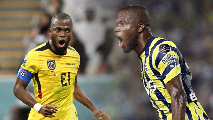 Fenerbahçe’den, Enner Valencia paylaşımı! Lionel Messi ve Cristiano Ronaldo…