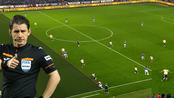 Trabzonspor – Fenerbahçe maçına damga vuran an! Dakika 61, canlı yayında açıkladı